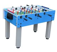 NG Biliardi - Calcio Balilla GLAUCO - Professionale con Vetro Temperato - Aste Telescopiche