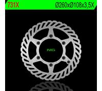 NG BRAKES disco freno ondulato fisso - ref 731X