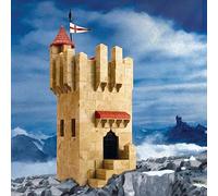 NG Castelli | Torre di Vigia | Castello Modellino | Set di Costruzione | Set di Blocchi | Compatibile con Exin Castelli | Castelli Medievali | Per Adulti e Bambini