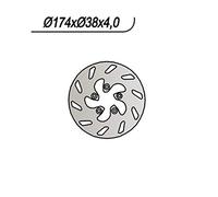 NG Disco freno Ø174mm Spessore: 4mm 190