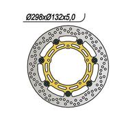 NG DISCO FRENO FLOTTANTE VENTILATO YAMAHA FZ6 FAZER 2004-2006