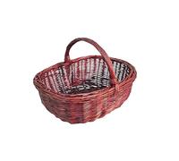 NG NICCOLAI CESTE VIMINI VARI MODELLI E MISURE IDEALI PER FUNGHI O COME PORTALEGNA CON MANICO (FUNGHI SQUADRATA 34X39X28(H) CM)