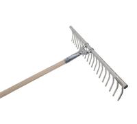 NG NICCOLAI RASTRELLO FIENO IN ALLUMINIO CON O SENZA MANICO IN LEGNO MADE IN TALY (CON MANICO)