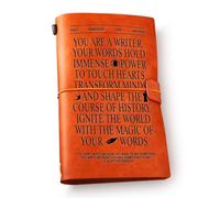 NGAEAK Writer Gifts Leather Journal Notebook, Gifts for Writers Birthday Christmas, Author Gift for Writing Lover Journalist, You Are a Writer Engraved Leather Travel Journal