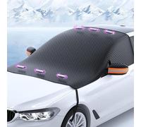 NgAnoh Copri Parabrezza Auto Inverno per Dod-ge RAM 1500 2000-2024, Magnetico Copertura Parab-rezza Antighiaccio Telo Copriauto da Esterno Accessori