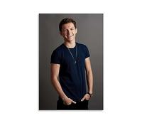 NgAnoh Poster decorativo da parete con le famose star del cinema, Tom Holland, per camera da letto, 40 x 60 cm