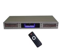 NGARY Equalizzatore Audio Hi-Fi a 20 Bande, Equalizzatore di Sintonizzazione degli Effetti Grafici Digitali con Telecomando, Bluetooth/USB Integrato, Regolazione Alti/Medi/Bassi