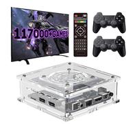 NGARY Super Console X PRO Plus, Mini Sistemi Di Gioco Classici Da 256 GB Con 2 Controller, Oltre 50.000 Giochi Integrati, Compatibile Con Oltre 50 Emulatori E PSP、PS1、N64, Per Uscita 4K HD/AV