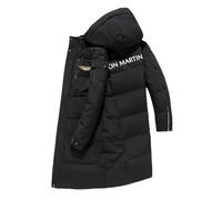 NGAXCBP Piumino Uomo Leggero A.s.t.o.n M.a.r.ti.n, Quilted Transitional Puffer Light Packable Jacket, Adatto alle piogge autunno inverno, all'aperto all'interno, piogge(Black,XL)