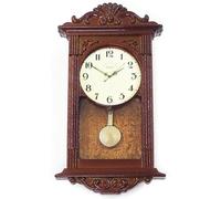 Ngbbby Accessori e mobili per la casa delle Bambole Orologio da Parete Vintage in Legno Accessori in Scala 1/12 Cose Miniatura Fai-da-Te per Soggiorno, Sala Studio, casa delle Bambole