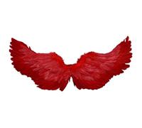 Ngbbby Ala di Piume con Cinghie Elastiche Ala Cosplay Leggera e Creativa per Forniture fotografiche per Feste a Tema, Angelo Rosso, Blu