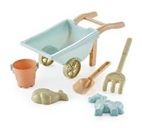 Ngbbby Set da 6 Pezzi per Bambini con Sabbia, Giocattoli da Spiaggia con Carrello, Pale e Clessidra - plastica, Colori Macaron per Bambini dai 3 Anni in su, Sandali per