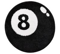 Ngbbby Tappeto da 8 palline, tappeti freschi a secco rapido a secco da 24 pollici, tappeto 8 palline non slittata, estetico lavabile per soggiorno camera da letto, tappeti freschi