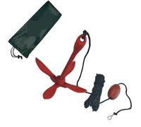 NGBFF Corda di ormeggio, Kit Boa di Ancoraggio Pieghevole Portatile da 1,5 kg/3,5 lb for Accessori for Barche Calde da Pesca in Canoa