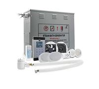NGBFF Generatore di Vapore, Riscaldatore di Sauna 9KW Sensore di Temperatura Tempo di Vapore Impostazione della Doccia Bagno vano Sauna in Ottone Automatico IPX5 Remoto Impermeabile(VS-C090-9KW-H-P)