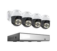 NGBFF Kit Videosorveglianza, di telecamere PTZ Poe da 5 MP AI Rilevamento Umano 4K 8CH Espandi 16CH NVR CCTV Set Kit di videosorveglianza di Sicurezza Esterna(2T,4PCS 5MP Cameras)