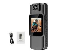 NGBFF Mini telecamera WiFi HD 4K 1080P con clip posteriore for forze dell'ordine, visione notturna a infrarossi, telecamera portatile intelligente(NO WIFI)