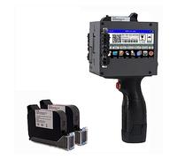 NGBFF Stampante Palmare Portatile, Stampante a getto d'inchiostro portatile a caratteri grandi da 50,8 mm, codifica del logo del codice QR, asciugatura rapida, stampabile su più materiali