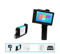 NGBFF Stampante Palmare Portatile, Stampante a getto d'inchiostro portatile da 17,5 mm Codice batch Numero di serie Codice a barre Codice QR Logo Stampante a getto manuale(Printer with 1pc ink)