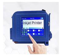 NGBFF Stampante Palmare Portatile, Stampante portatile portatile, mini stampante digitale for codici a barre con etichettatrice a getto d'inchiostro intelligente da 12,7 mm(With 1 UV Black-A)