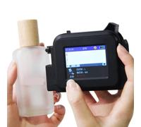 NGBFF Stampante portatile, Mini stampante portatile a getto d'inchiostro per a con data di scadenza per bottiglie vetro in plastica cosmetica