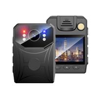 NGBFF Telecamera di sicurezza video con visione notturna a infrarossi indossabile Mini videocamere for forze dell'ordine(NO WiFi)