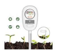 NGBFF Tester per Il Suolo, Misuratore di umidità del Terreno Digitale 4 in 1 Tester di fertilità del Terreno PH Analizzatore di nutrienti della Luce del Terreno Rilevatore