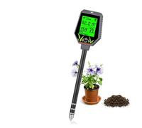 NGBFF Tester per Il Suolo, Misuratore Digitale Multifunzionale del PH del Terreno, misuratore di EC, rilevatore di umidità for la fertilità del Giardino, Monitor della Luce Solare