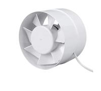 NGBFF Ventilatore da parete for condotto in linea da 4/6 pollici, mini estrattore for ventilazione con tubo metallico, for bagno e WC(4inch)