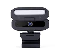 NGBFF Webcam 4K con otturatore for la privacy e luce di riempimento, cavo da 1,5 m e adattatore Type-C