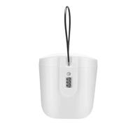 NGDVJEXPHUKS Cassaforte per chiavi, Secchiello da spiaggia portatile migliorato, scatola con password, mini portafoglio for cellulare, sicuro e, maniglia di design anti(White)