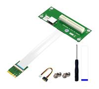 NGFF M.2 Key A/E a PCIExpress Slot 4Pin Scheda Adattatore di Alimentazione Con Cavo di Estensione Porta USB2.0 Verticale NGFF M.2 Chiave A/E A PCIExpress USB2.0 Card Con Cavo di Prolunga FPC 4Pin