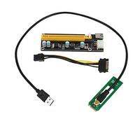NGFF M.2 M a USB 3.0 PCI-E scheda riser M2 fino a USB3.0 PCIE 16X 1X prolunga da a Litecoin