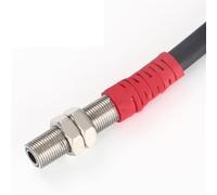 NGFPQQDDT 1 pz Mini sensore Laser riflessione diffusa M06 08 10-30 VDC NPN PNP rilevamento Luce Spot visibile Piccolo Interruttore Ottico(M6 200MM NPN NC)