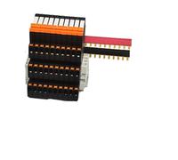 NGFPQQDDT Modulo relè Ferroviario HF 41F da 10 Pezzi con LED, relè Sottile da 6 A, relè ad Alta frequenza da 5 V, 12 V e 24 V, 41F-5-ZS, 41F-12-ZS, 41F-24-ZS(24V Black)