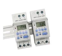 NGFPQQDDT Timer Digitale programmabile settimanale elettronico 7 Giorni Controllo relè AC 220V 230V 12V 24V 48V 16A Montaggio su Guida DIN THC15A(15A,1NO1NC 24V AC DC)