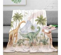 NGGADIWEG stampa 3D Dinosaur mural coperta da letto microfibra biancheria da letto soffice coperta da divano lavabile in lavatrice per giovani in affitto vintage children's 40x50inch(100x130cm)