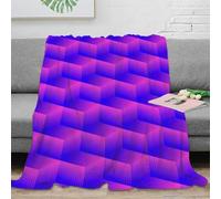 NGGADIWEG stampa 3D Geometric patterns coperta termica microfibra biancheria da letto isolante coperta da letto morbida e calda traspirante per notti fredde astratto digital arte 50x60inch(127x152cm)