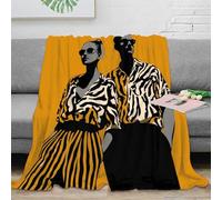 NGGADIWEG stampa 3D tiger print outfit coperta da letto biancheria da letto calda e soffice coperta per tutte le stagioni traspirante per ogni periodo dell'anno vintage fashion 80×90inch(200x230cm)