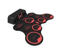NGHSDO Batteria Elettronica Set elettronico Drum Set Digital Drum Kit 9 Silicon Durm Pads Altoparlanti Stereo integrati Batteria con 2 Pedali a Piedi Batteria Elettrica