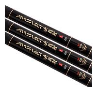 NGHSDO Canna da Pesca 8m / 9m / 10m / 11m / 12m / 13m Extra Lungo Fresh Water Feeder Asta Telescopico Canna da Pesca in Fibra di Carbonio Pesca Rod di Ricambio 4 Parti canne da Pesca