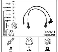 NGK 0784 Kit cavi accensione per OPEL,VAUXHALL