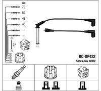 NGK 0802 Kit cavi accensione per OPEL,VAUXHALL