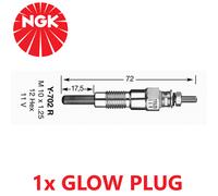 NGK 1065 Metal 11V 6A 0.8 Ohm Riscaldatore Per Motore Diesel Glow Plug Y-702R