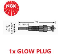NGK 2431 Metal 23V 6.5A 0.6 Ohm Riscaldatore Per Motore Diesel Glow Plug Y-162R1