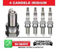 NGK 4 CANDELE IRIDIUM ABARTH GRANDE PUNTO ALFA GIULIETTA MITO DELTA 1.4 TJet