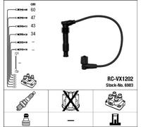 NGK 6983 Kit cavi candele