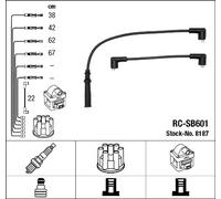 NGK 8187 Kit cavi accensione per SAAB
