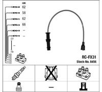 NGK 8456 Kit cavi candele 4 per SUBARU IMPREZA Stufenheck (GD) LEGACY I (BC)