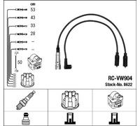 NGK 8622 Kit cavi accensione per SEAT,VW
